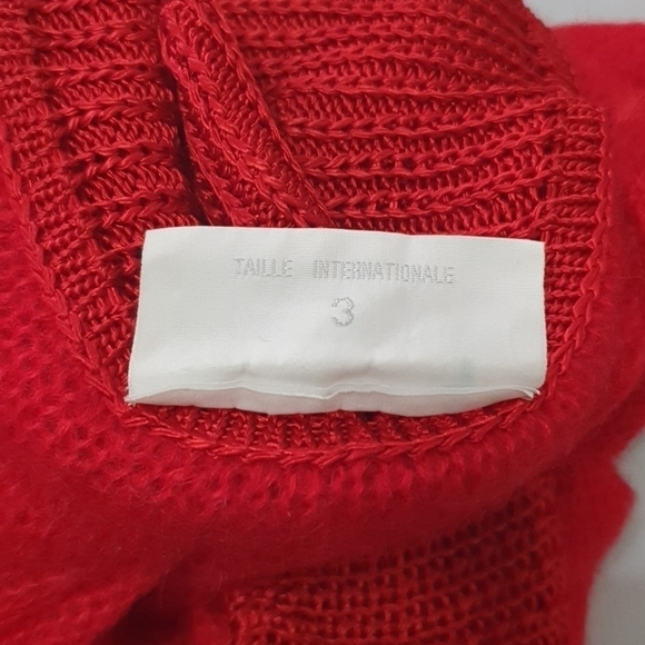 Nina Ricci Week End Ribbed Knitted Rose Sweater - Picture 6 of 11